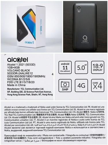 Alcatel 2021 volcano - 2021, (5033d)